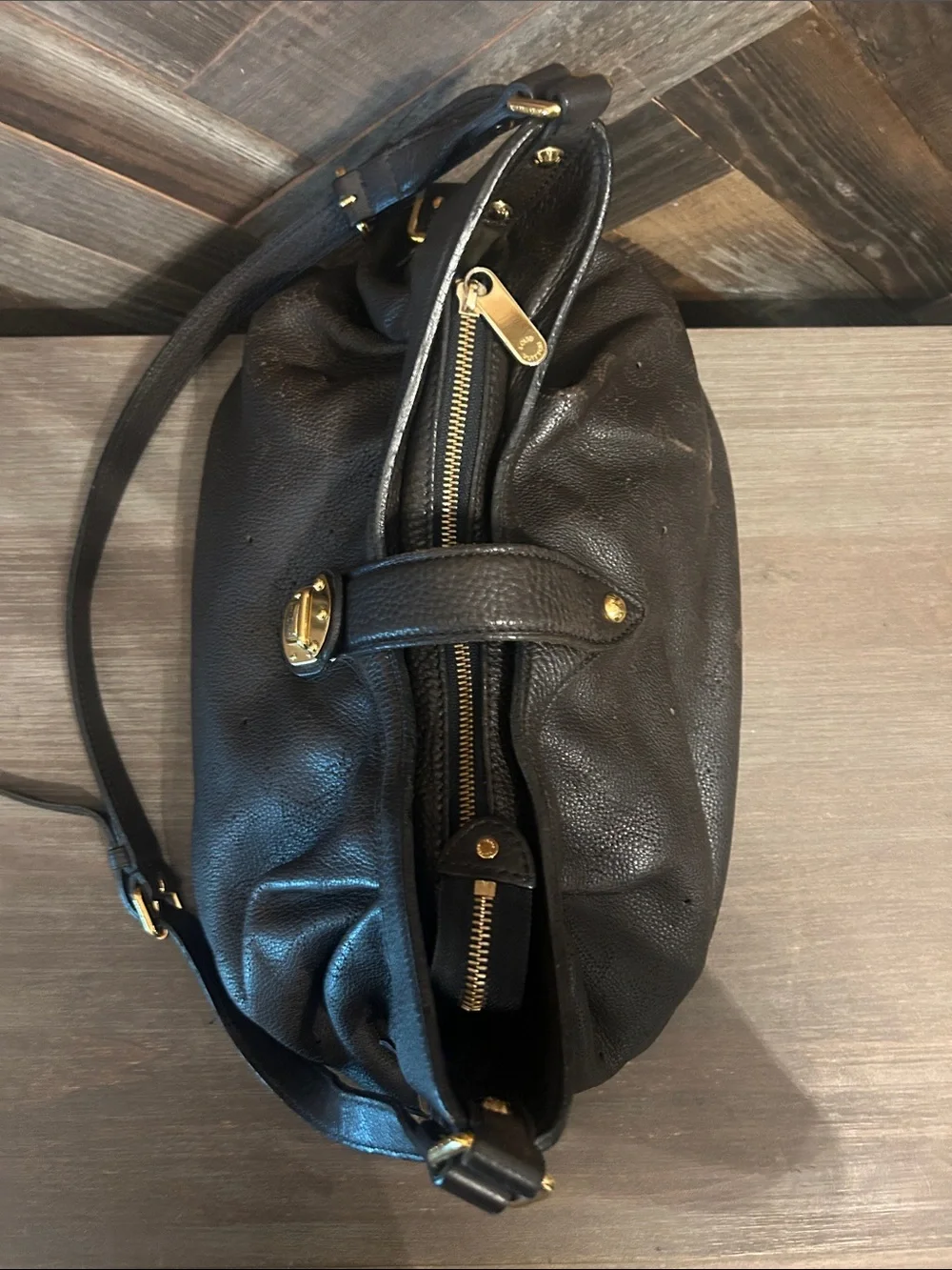 Louis Vuitton Monogram Mahina XS Hobo Bag
